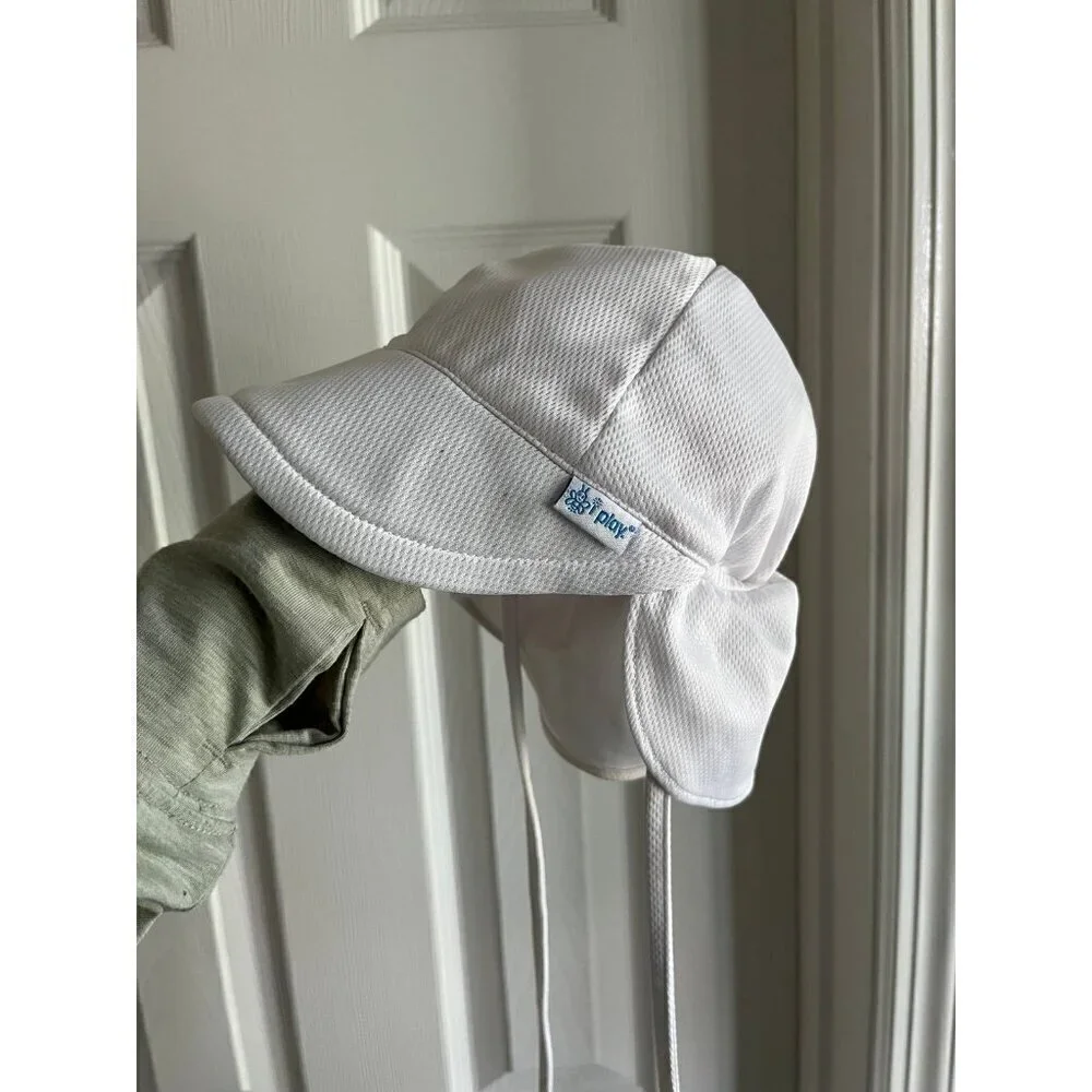 Baby Sun Swim Hat White